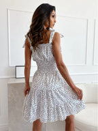 Polka Dot Square Neck Mini Cami Dress (15)