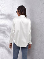 Collared Neck Buttoned Long Sleeve Shirt (8)