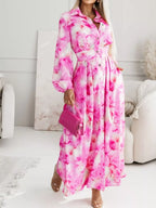 Long Sleeve Maxi Shirt Dress