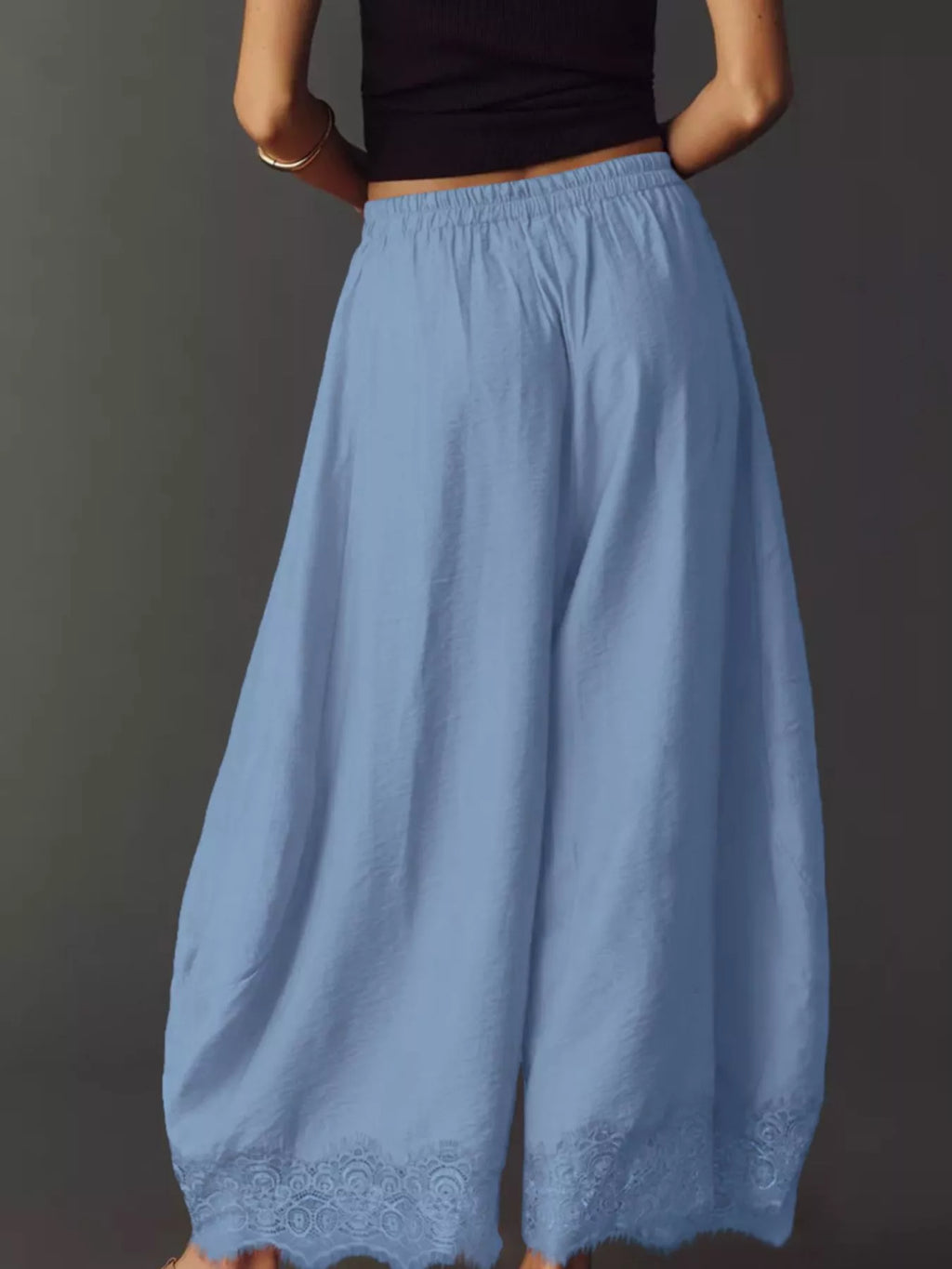 Drawstring Wide Leg Pants (5)