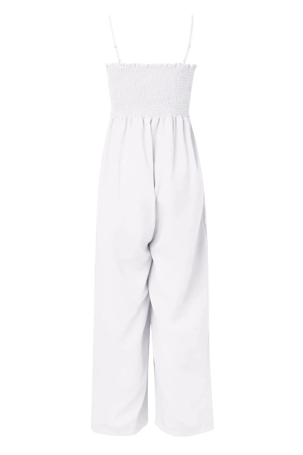 Smocked Spaghetti Strap Wide Leg Jumpsuit (6)