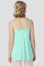 Bamboo Scoop Neck Double Spaghetti Straps Cami (26)