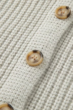 Chunky Knit Button-down Cardigan (20)