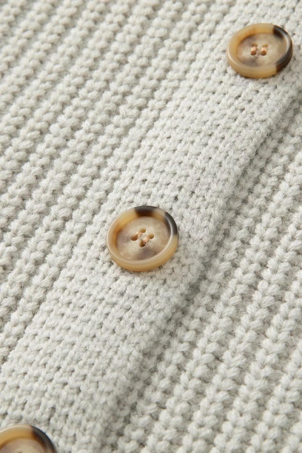 Chunky Knit Button-down Cardigan (20)