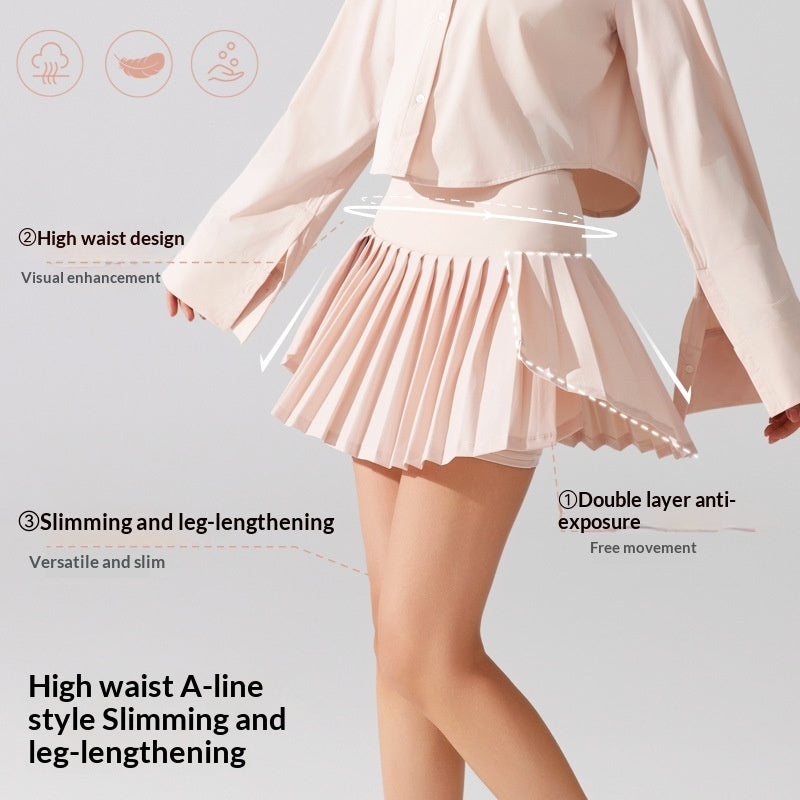 Pleated Sports High Waist Skirt photo 5