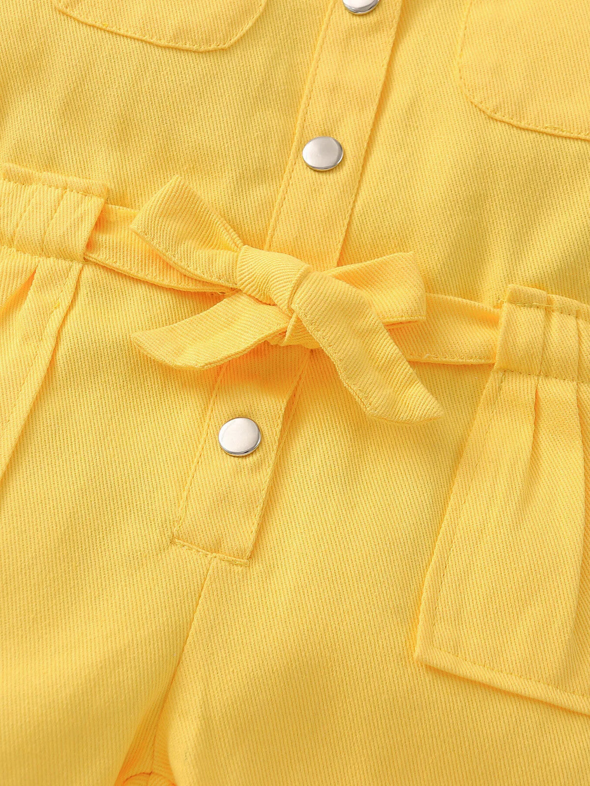Children's Short Sleeve Belt Jumpsuit (13)