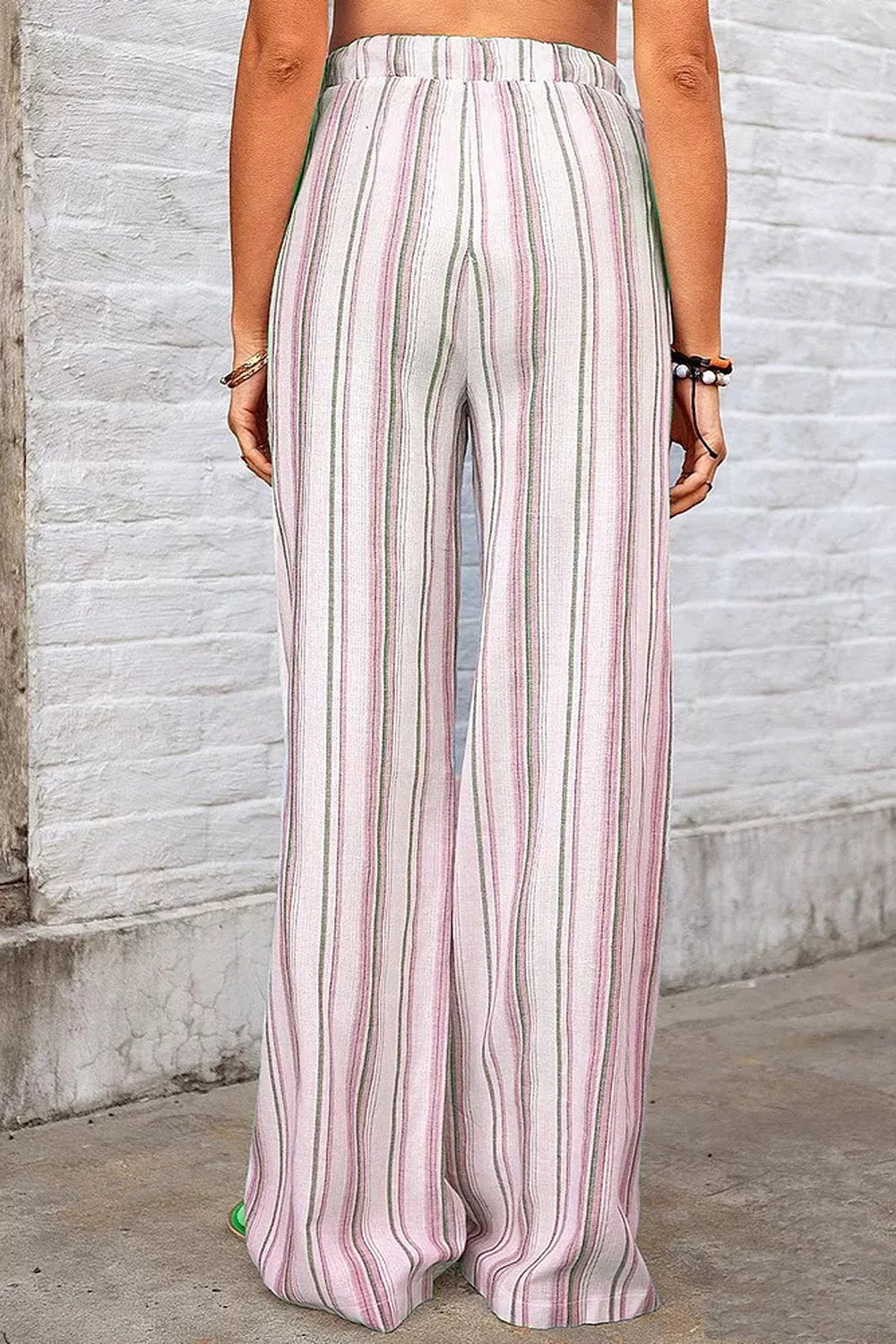 Full Size Striped Wide-leg Pants Plus (8)