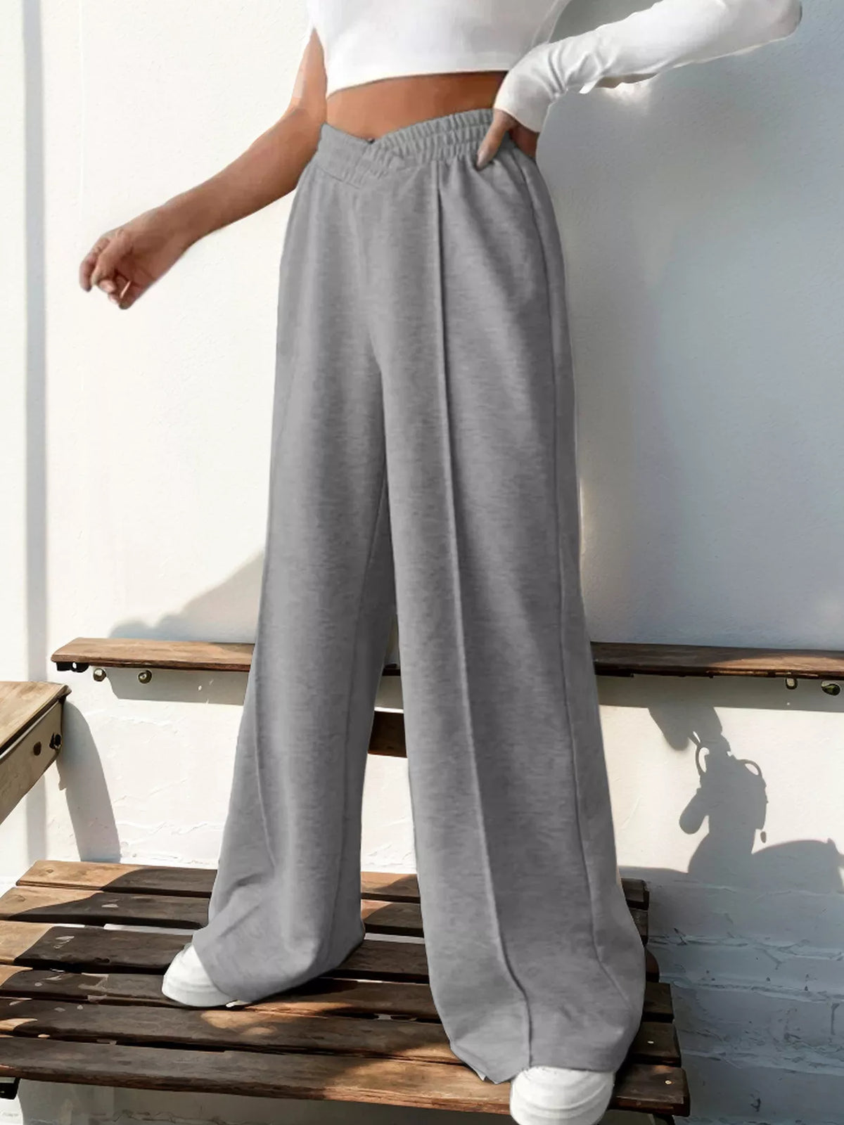 Wide Leg High Waist Pants (15)