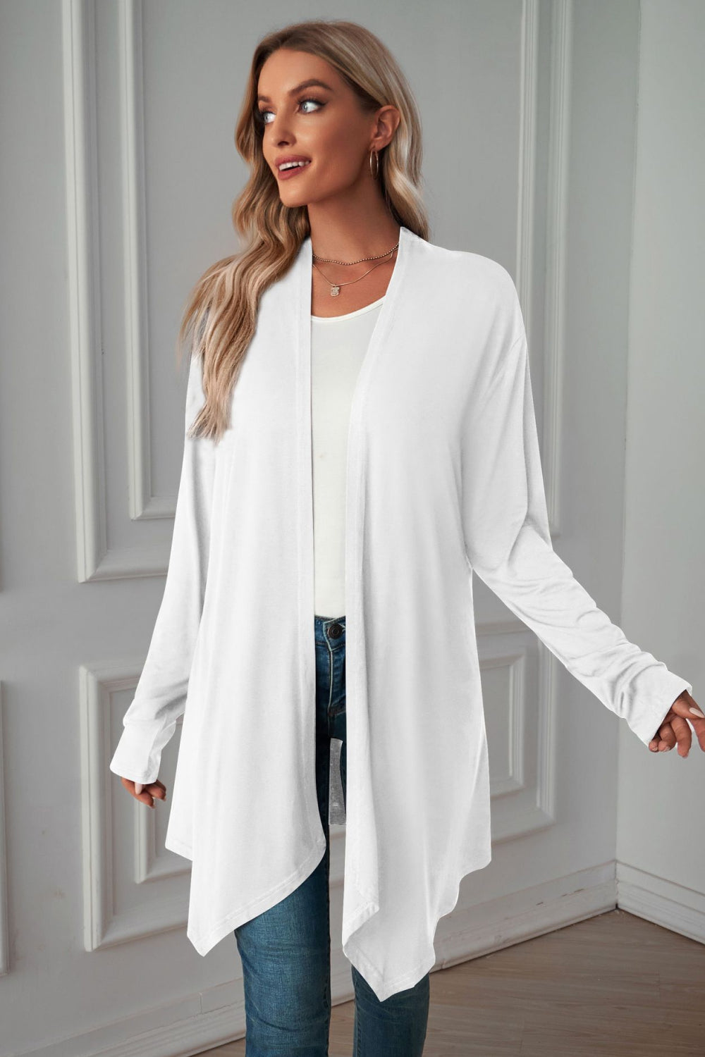 Open Front Long Sleeve Cardigan (7)