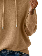 Drawstring Long Sleeve Hooded Sweater (12)
