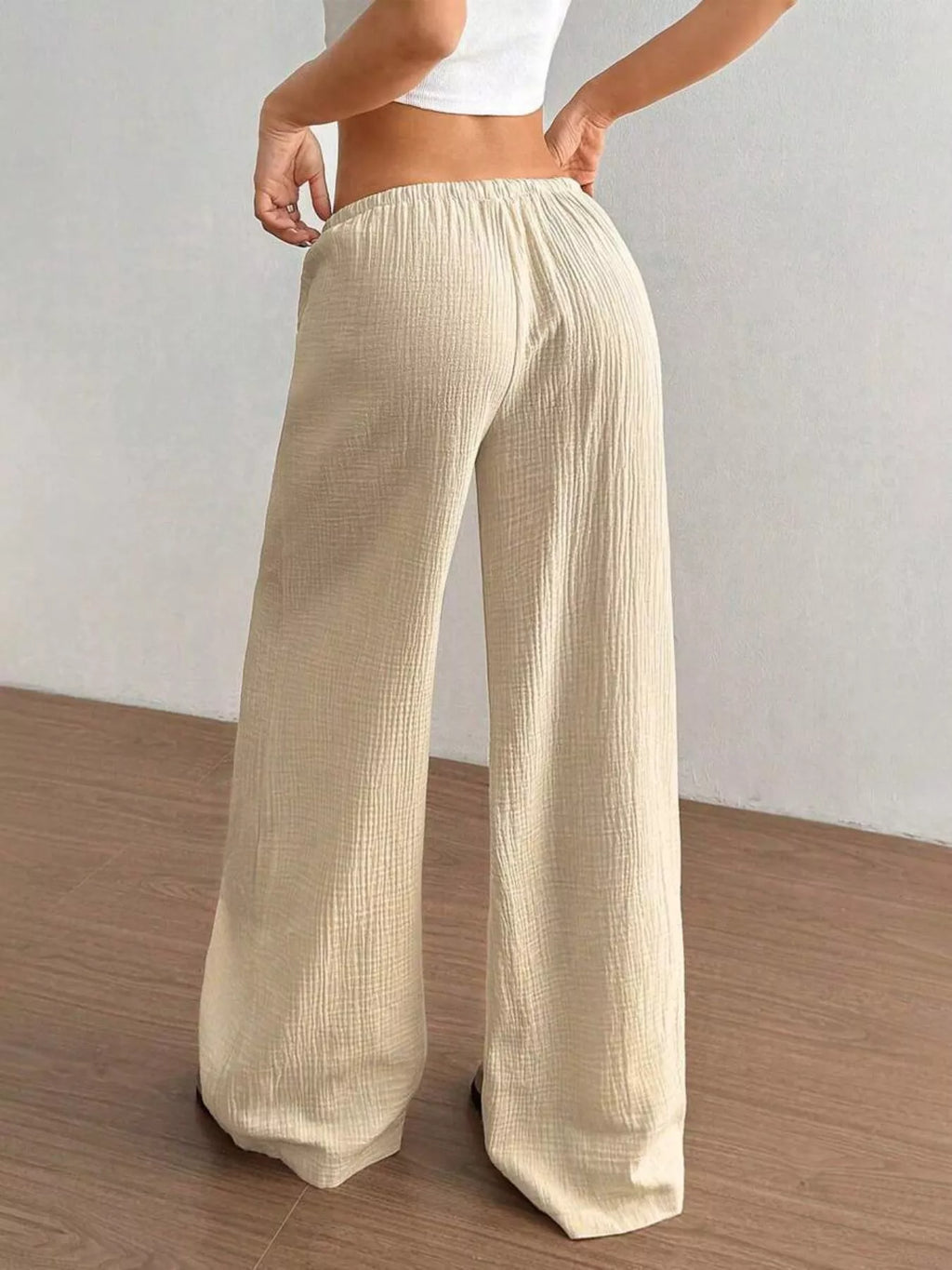 Wide-leg Drawstring Pants (29)