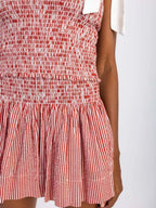 Smocked Tie Shoulder Cami Shorts Set (14)