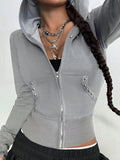 Zip-up Long Sleeve Hoodie (21)