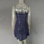 Rhinestone Decor Mini Cami Dress (30)