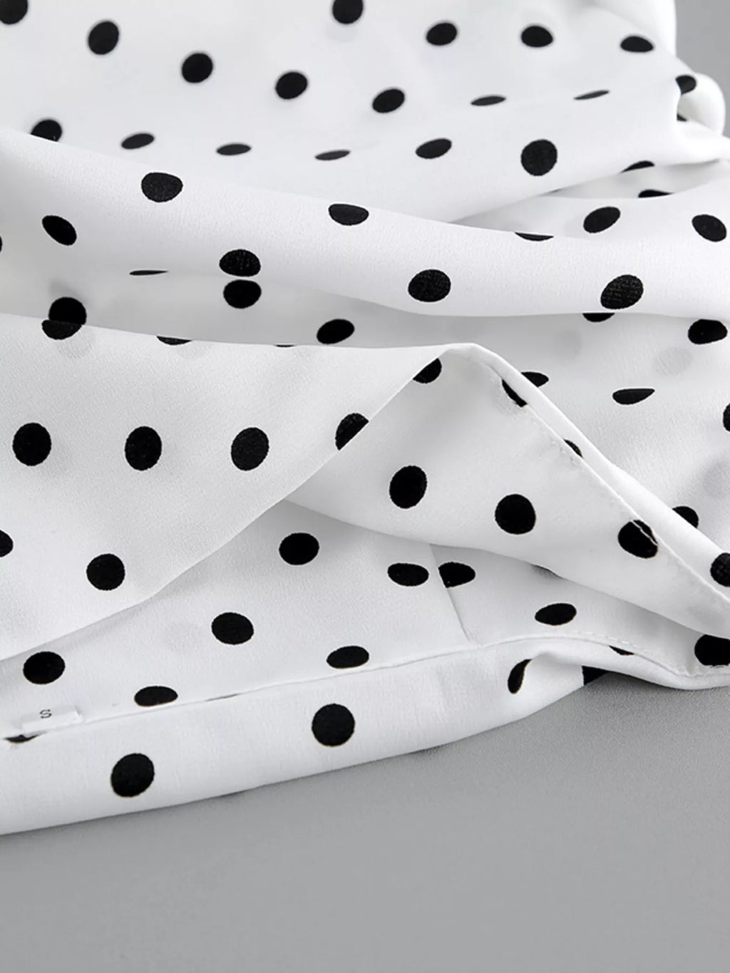 Polka Dot Mermaid Maxi Skirt (8)