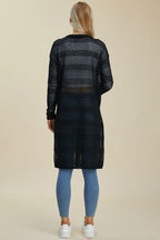 Full Size Open Front Longline Cardigan (35)