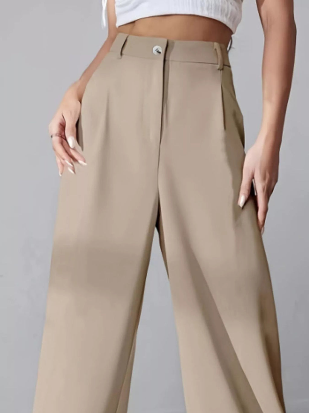 Wide Leg Pleated Pants (12)