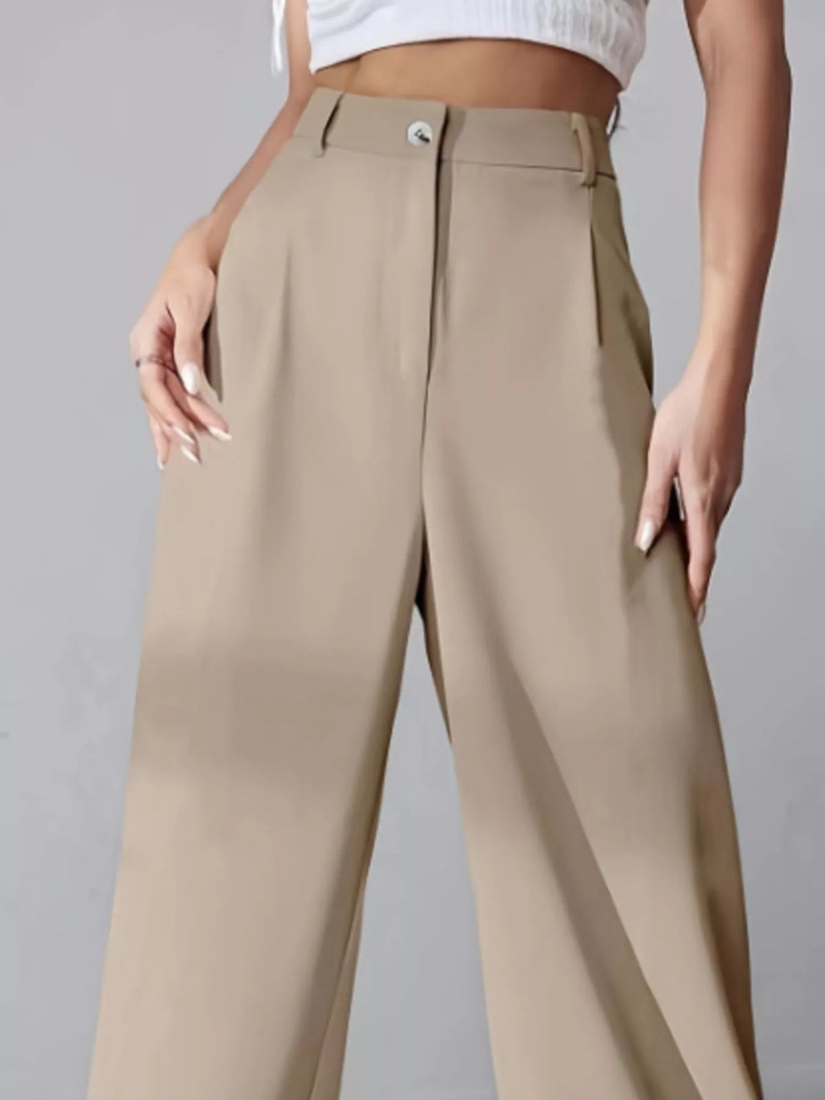 Wide Leg Pleated Pants (12)
