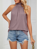 High Neck Tie Back Cami (34)