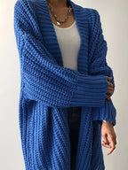 Chunky Knit Open Front Cardigan (3)