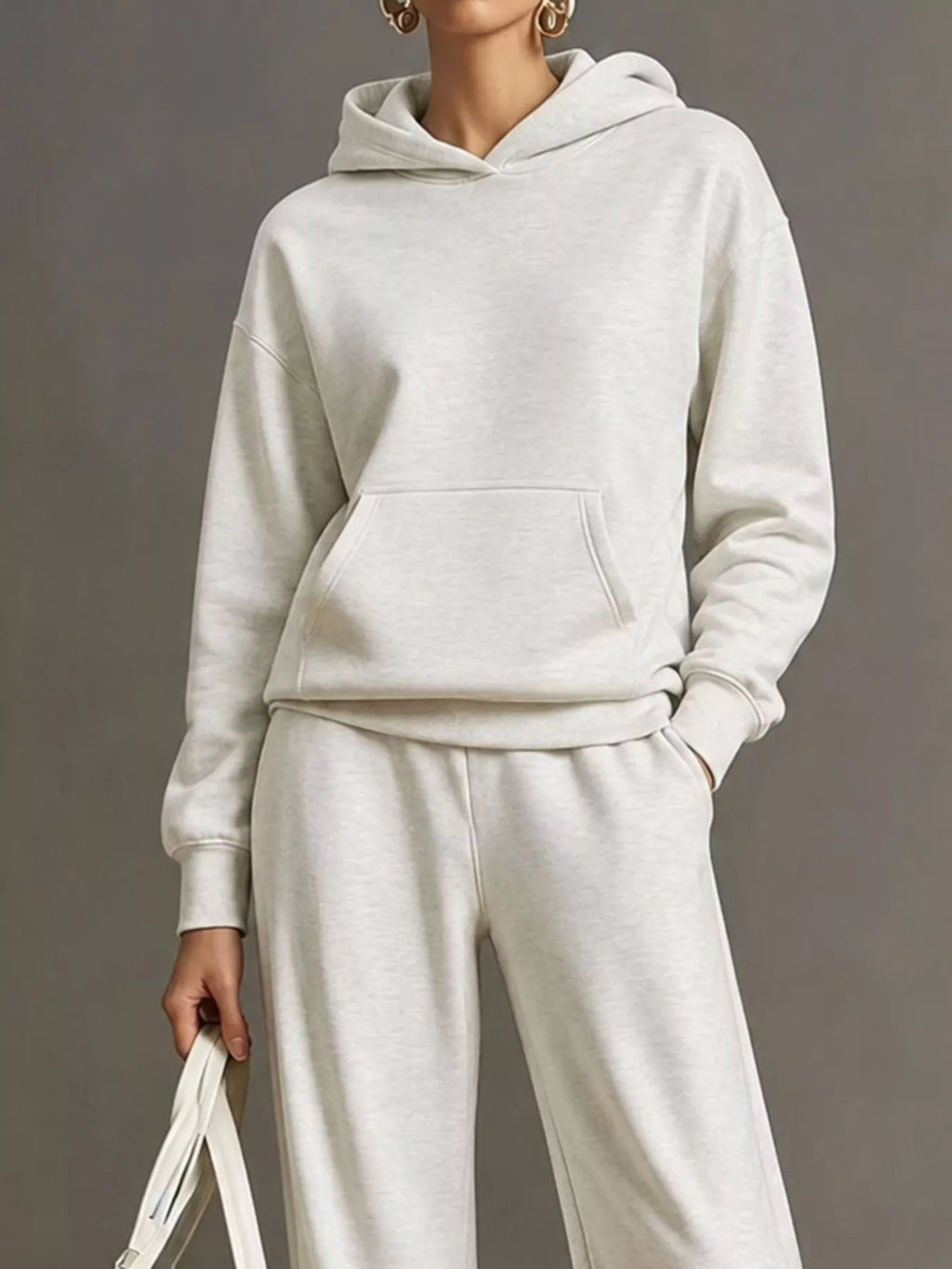 Kangaroo Pocket Hoodie Pants Set (5)