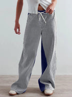 Striped Wide Leg Jeans (4)