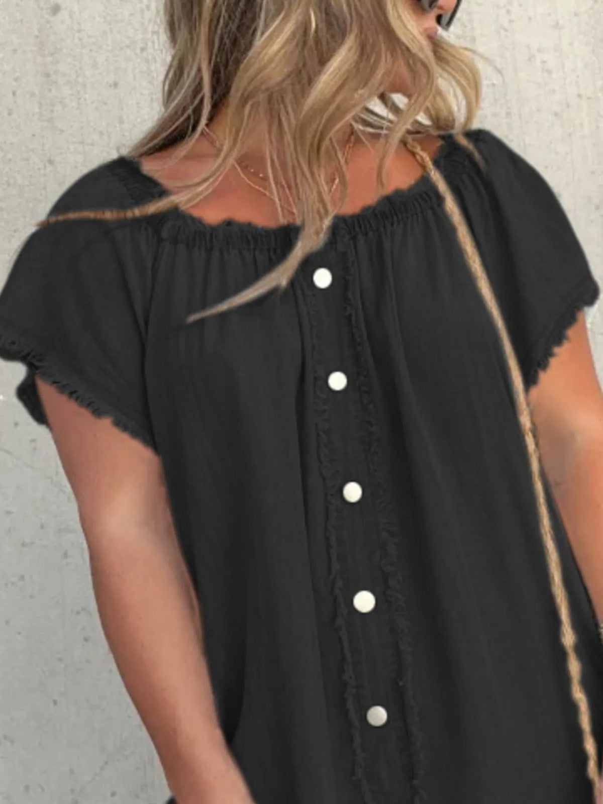 Full Size Raw Hem Mini Denim Dress Plus (6)