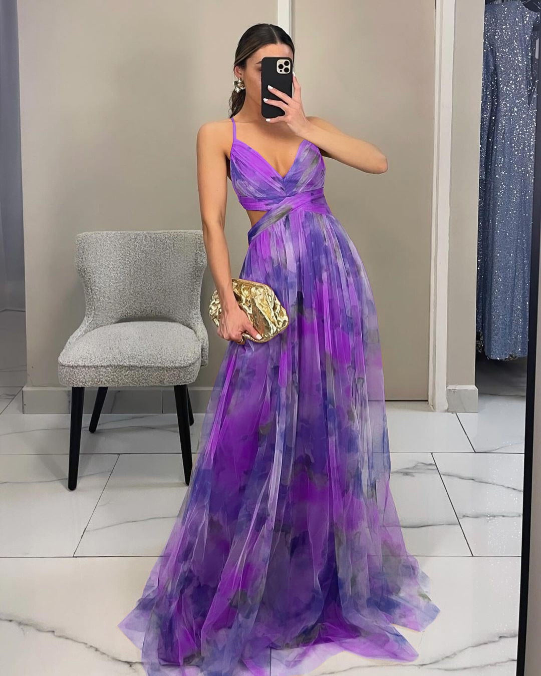 Mesh Print Slip Dress variant CJLY209128611KP|CJLY209128615OL|CJLY209128612LO|CJLY209128613MN|CJLY209128614NM