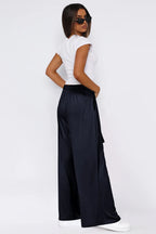 Tied Wide Leg Pants Pockets (4)