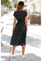 Polka Dot Breasted Casual Dress photo 1