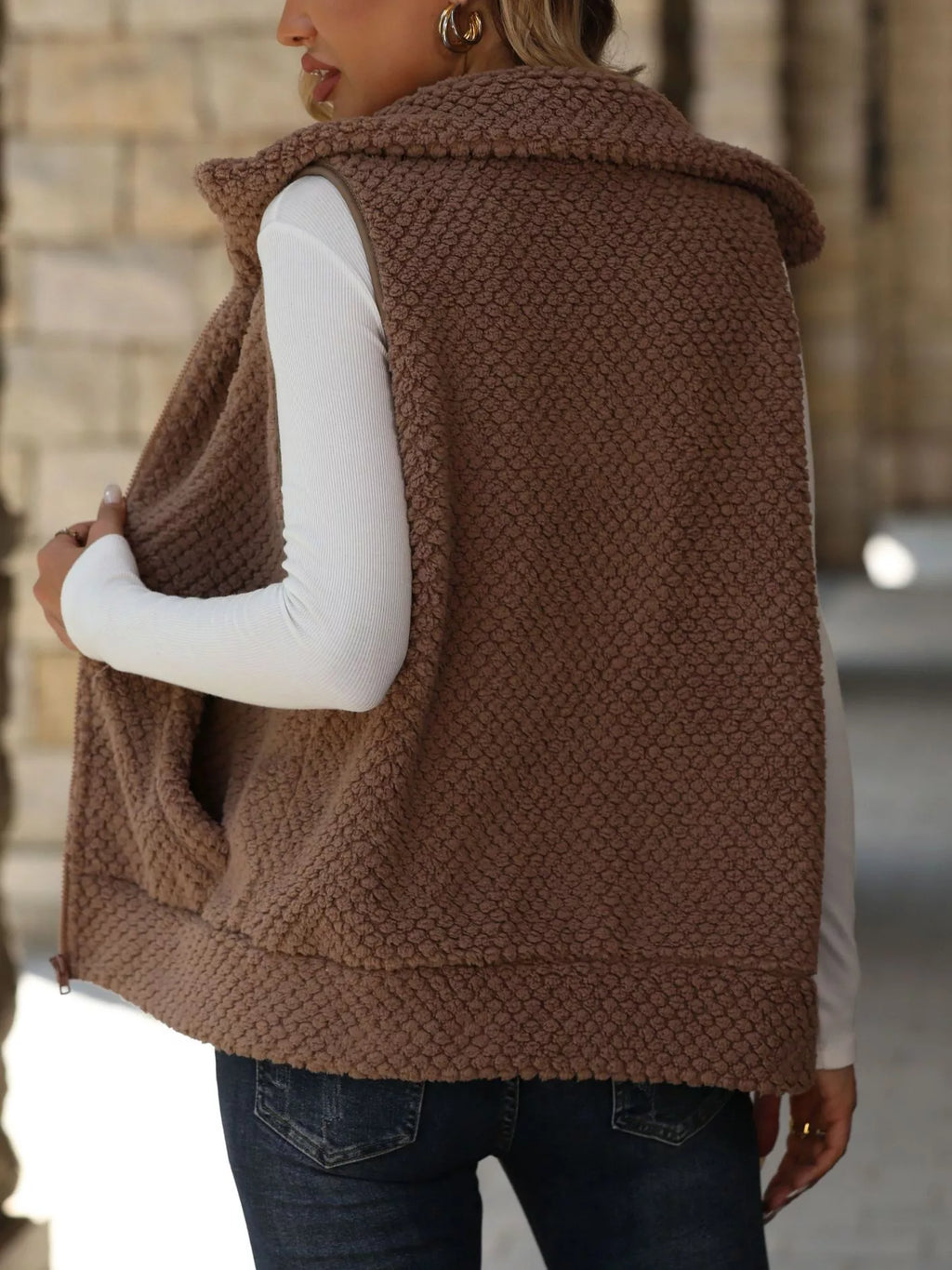 Zip-up Vest Coat (2)