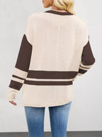 Block Side Slit Sweater (15)