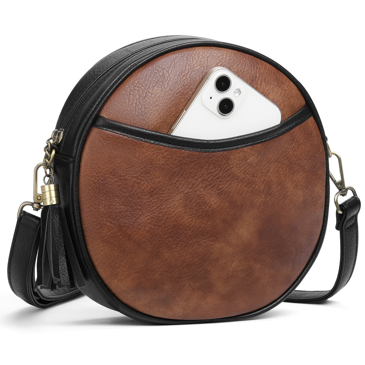 Shoulder Retro Small Round Bag photo 2