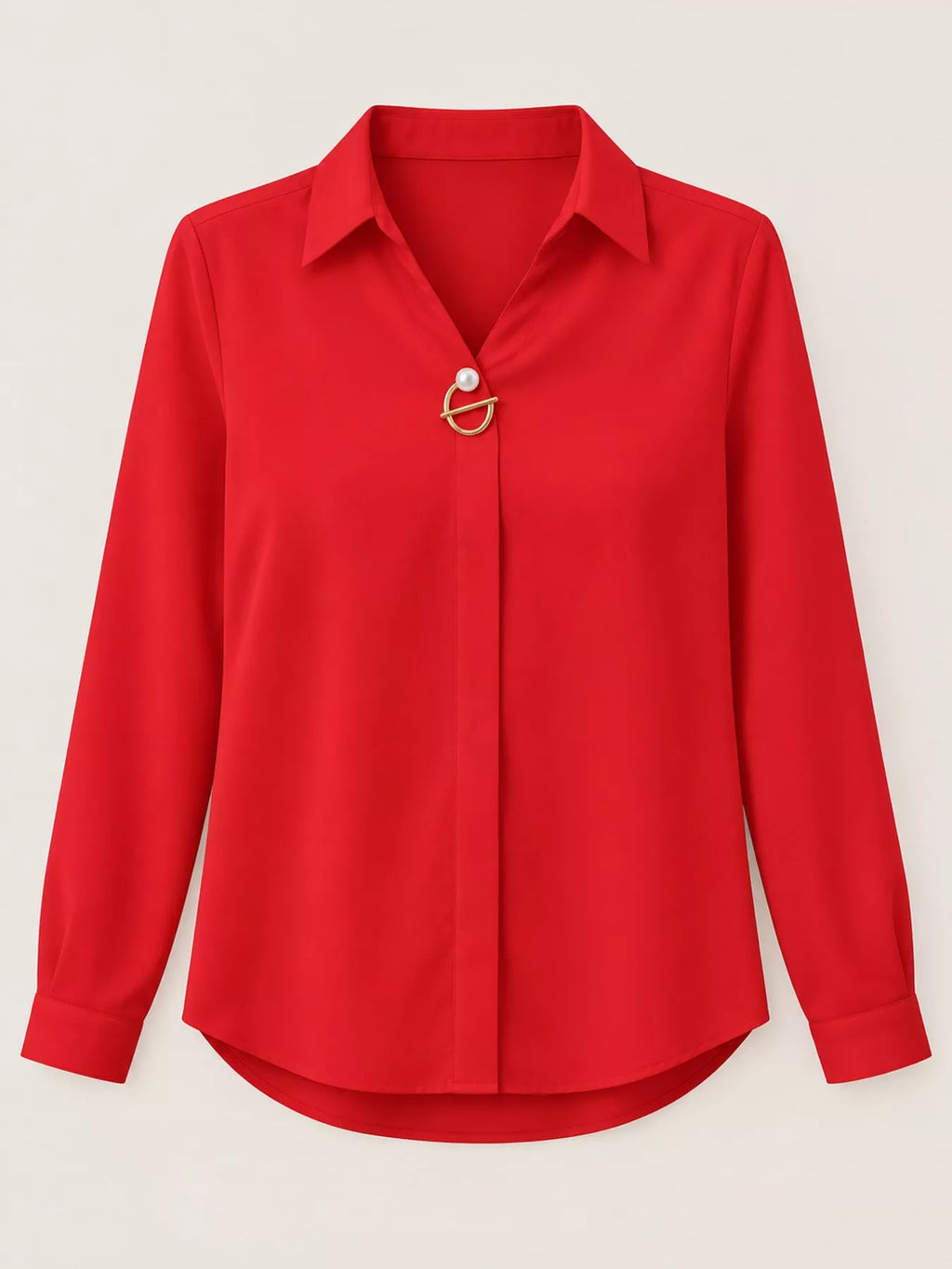 Long Sleeve Satin Blouse (18)