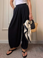 High-waisted Wide-leg Pants (4)