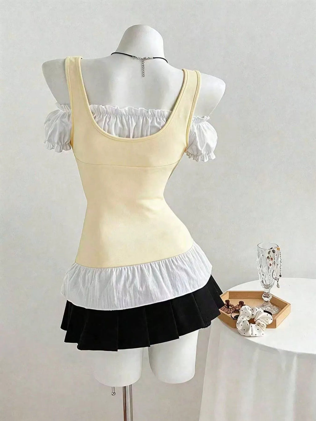 Cold Shoulder Ruched Top (13)