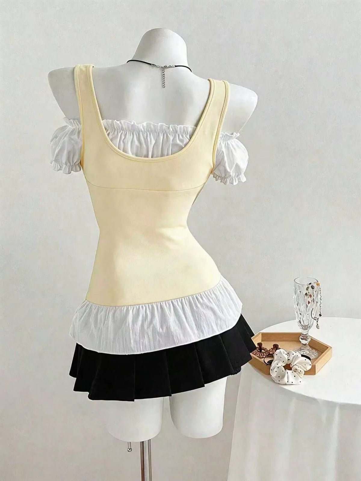 Cold Shoulder Ruched Top (13)