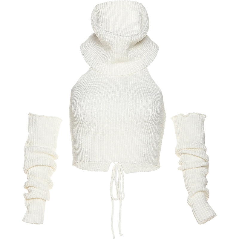 White Versatile Strap Tank Top variant CJQB171482101AZ|CJQB171482102BY|CJQB171482103CX