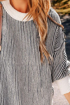 Round Neck Dropped Shoulder Sweater (6)