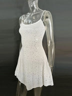 Rhinestone Decor Mini Cami Dress (19)