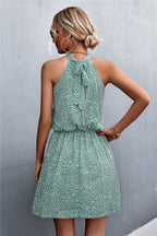 Floral Tied Sleeveless Mini Dress (8)
