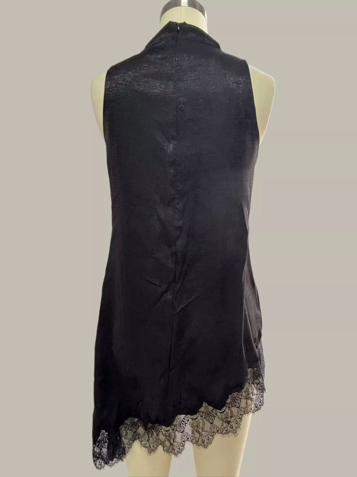 High Neck Lace Trim Cami (8)
