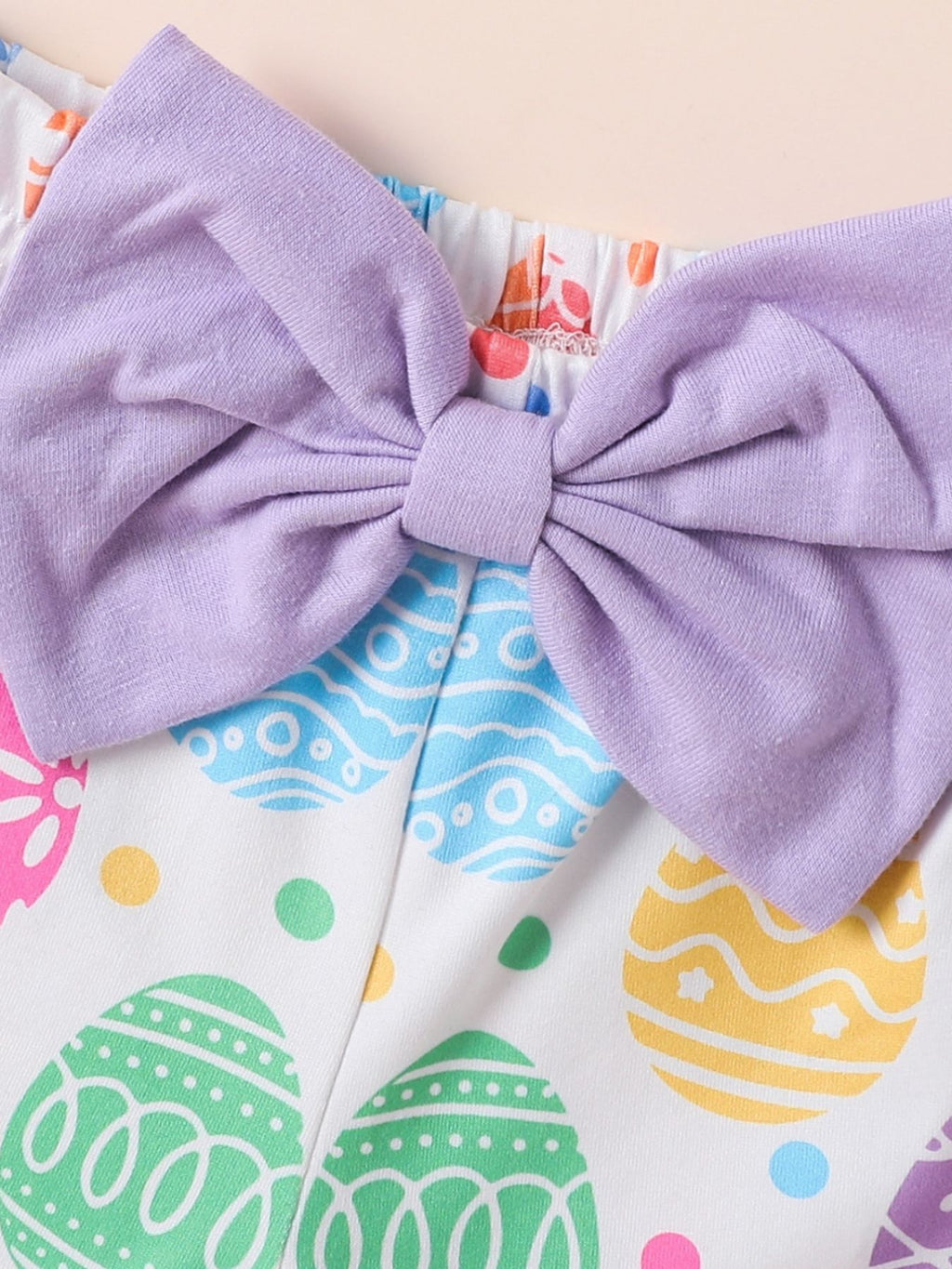 Children's Ruffled Bodysuit Pants Set Headband (8)