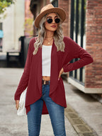 Open Front Long Sleeve Cardigan (4)
