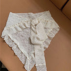 Retro Lace-trimmed Midi Skirt variant CJQZ279614401AZ