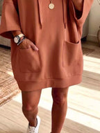 Full Size Drawstring Oversized Front Pockets Hoodie Plus (18)