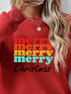 Merry Graphic Long Sleeve Sweatshirt (11)