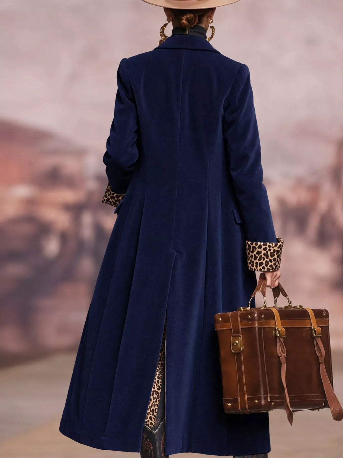 Full Size Button Up Longline Coat Plus (12)