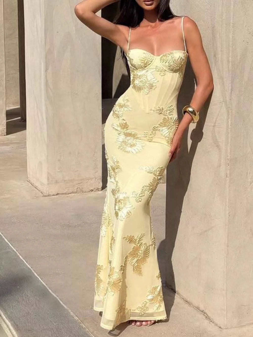 Sweetheart Neck Spaghetti Strap Maxi Dress (11)