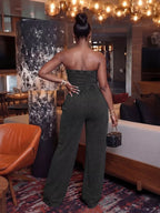 Drawstring Strapless Wide-leg Jumpsuit (13)